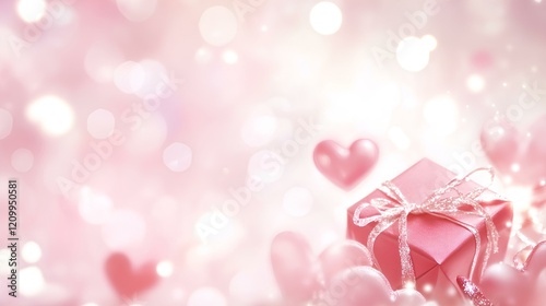 Romantic Valentine's day gift background