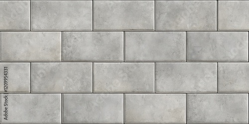 High-resolution image of a seamless gray rectangular paving stone texture pattern ideal for design projects