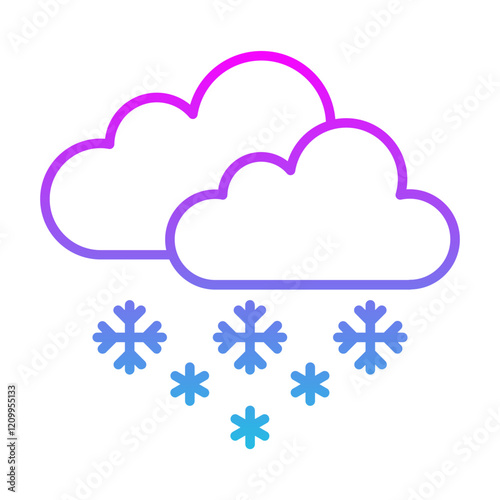 Snowfall Icon photo