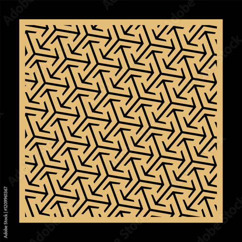 Laser cut and print design