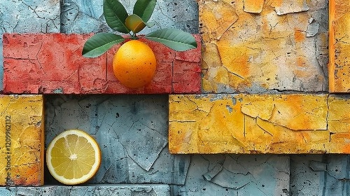 yellow and red apples on wooden background HD 8K wallpaper Stock Photographic Image