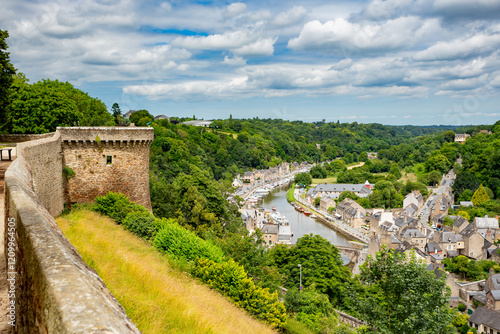 Dinan, France. View from above