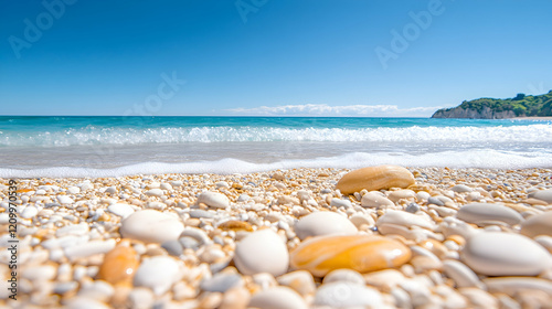 New Zealand Pebbly Beach photo