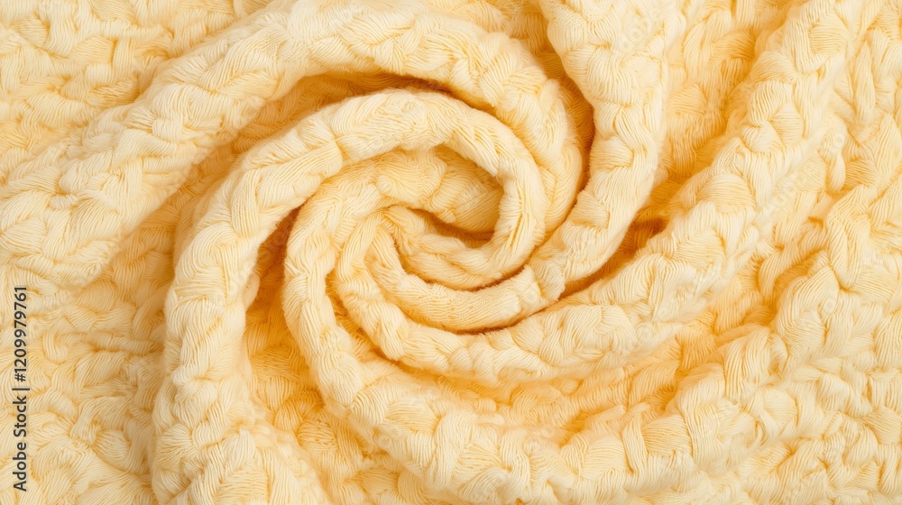 Soft pastel yellow knitted fabric texture background, perfect for textile design projects and cozy home decor. Soft pastel yellow knitted fabric texture background, perfect for textile design projects and cozy home decor.