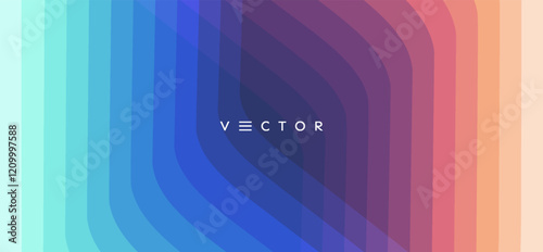 Abstract geometrical background. Modern screen design for mobile app and web. Cover design template. 3d vector illustration for brochure, banner, flyer or presentation.