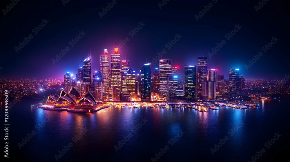 Obraz premium Sydney Skyline Panorama
