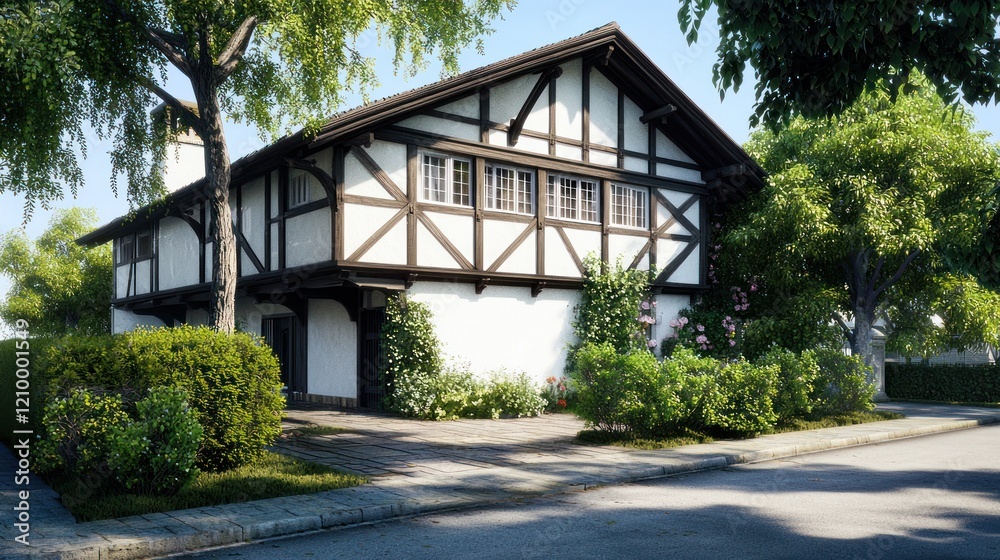 Fototapeta premium Charming Half-Timbered House