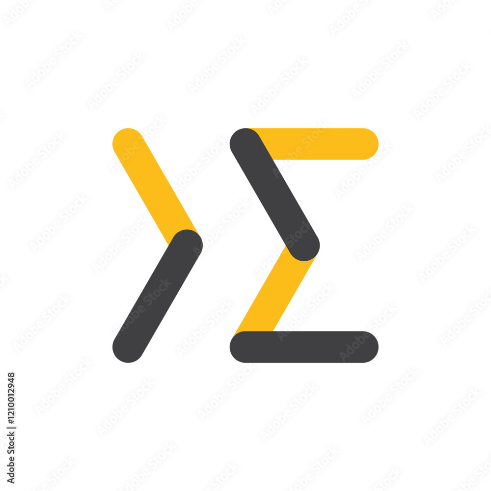 Line and Triangle Logo Template Icon Line and Triangle Logo Template Icon