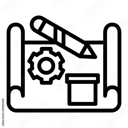 Vector Design Prototyping Icon Style