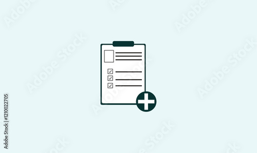 Medical report icon vector illustration