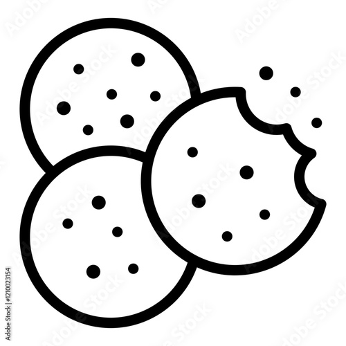 Vector Design Cookies Icon Style