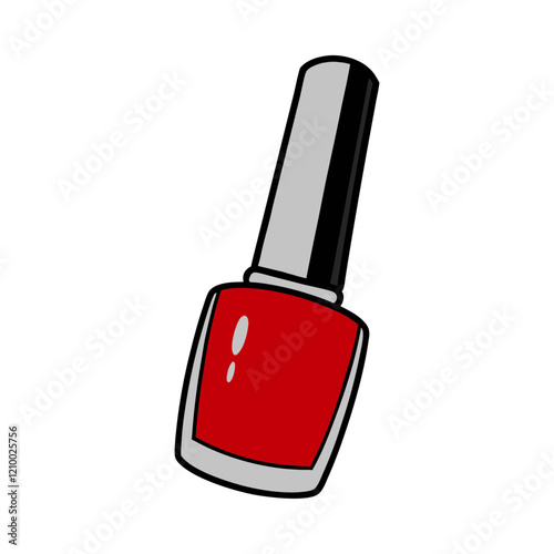 Minimalist Nail Beauty Design Vector.
