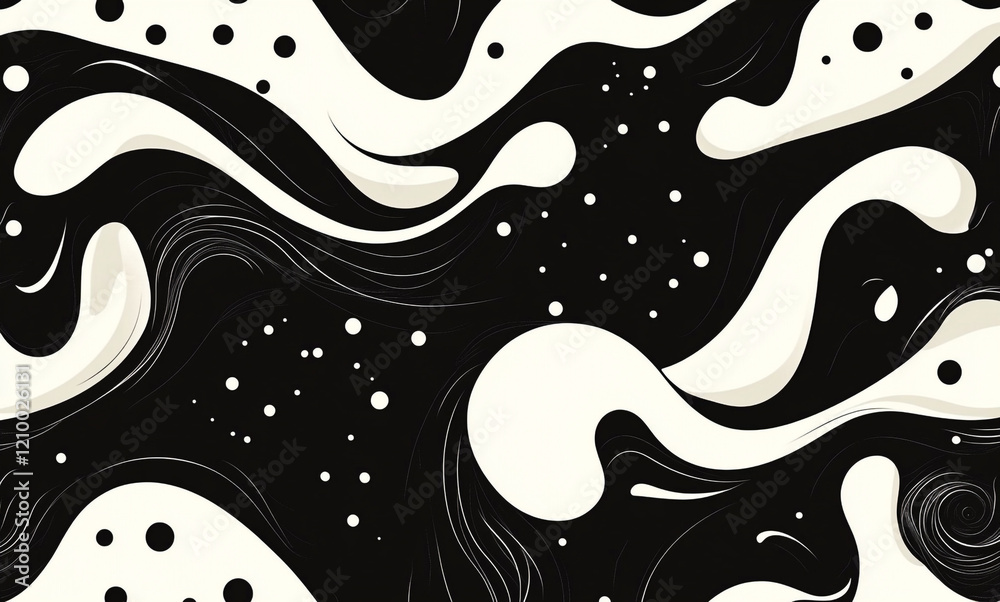 abstract black and white seamless pattern abstract black and white seamless pattern