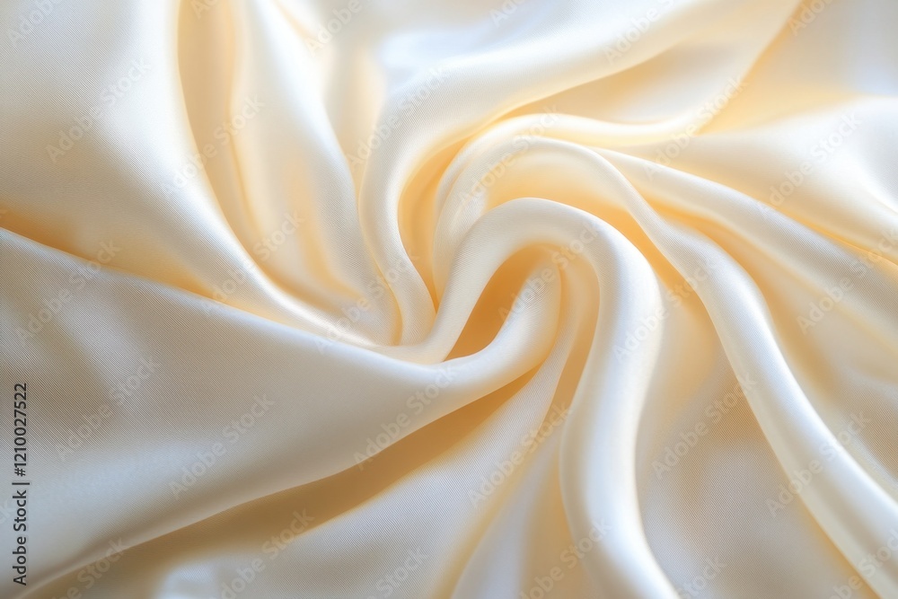 Fototapeta premium Elegant fabric texture with silky smoothness and soft folds, perfect for luxury displays