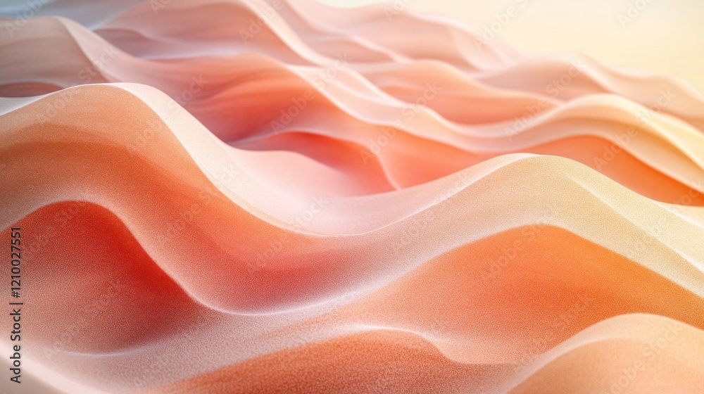 Abstract Orange and Peach Waves Texture Background Abstract Orange and Peach Waves Texture Background
