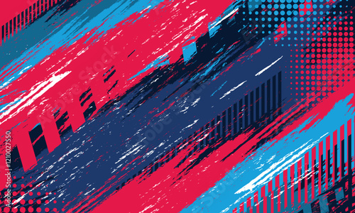 Abstract grunge paint stroke racing background