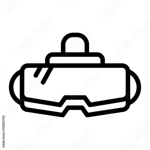 Vector Design Vr Glasses Icon Style
