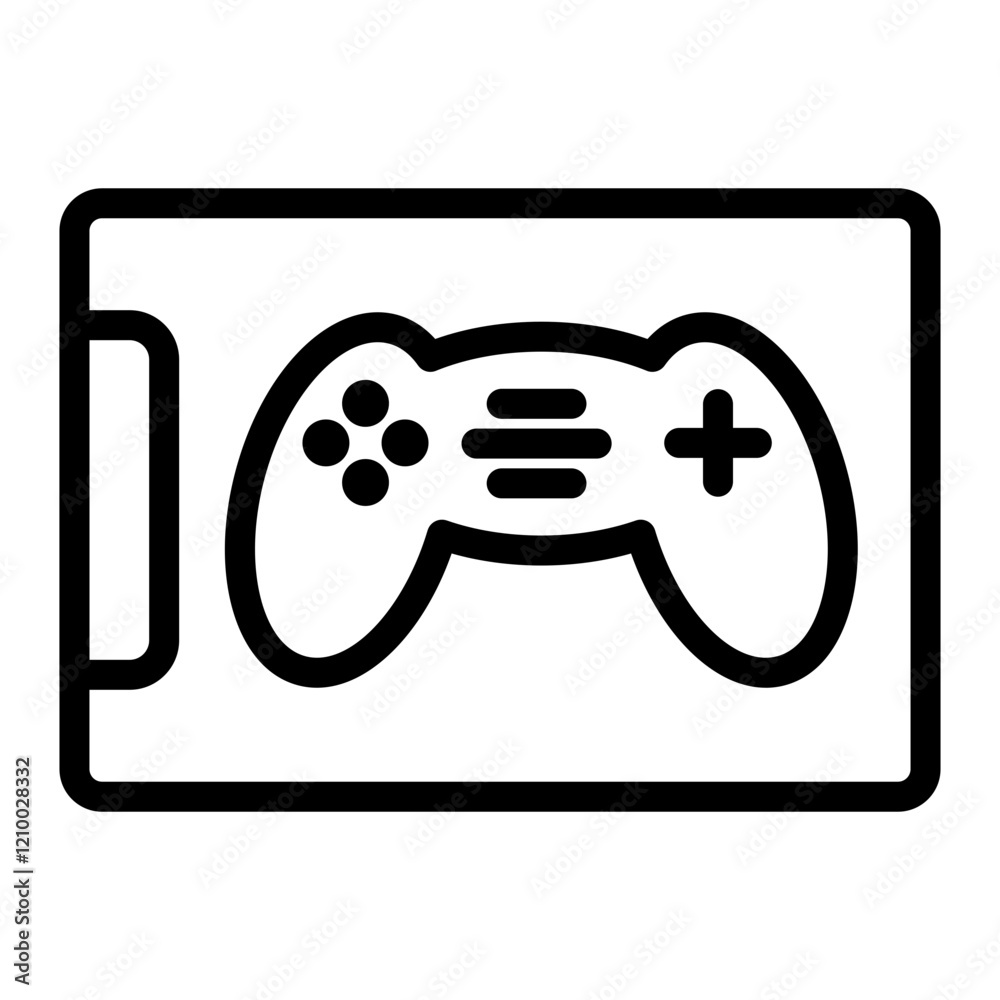 Vector Design Mobile Gaming Icon Style Vector Design Mobile Gaming Icon Style