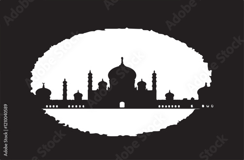  Mosque silhouette