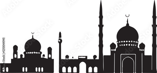  Mosque silhouette