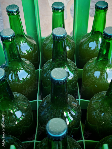 a glas bottle is made to store liquids