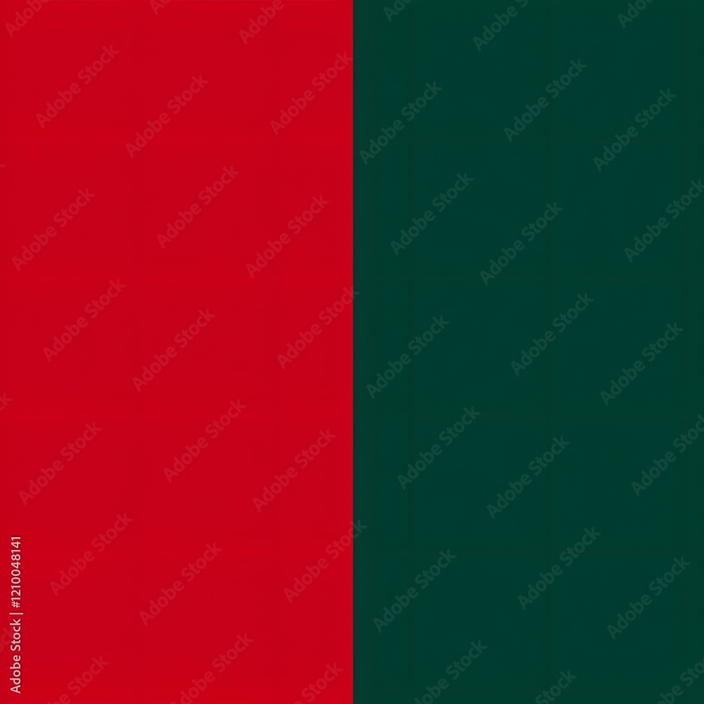 Naklejka premium Red and green minimalist gradient background with sharp accents that create a striking contrast, fading smoothly in a 16:9 ratio