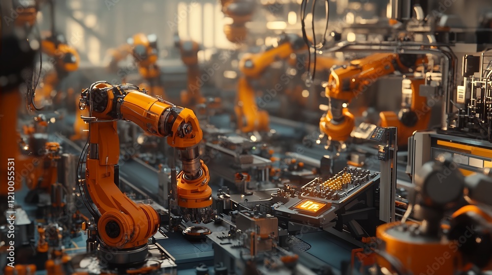 Industrial Robots Automation Manufacturing Process Industrial Robots Automation Manufacturing Process