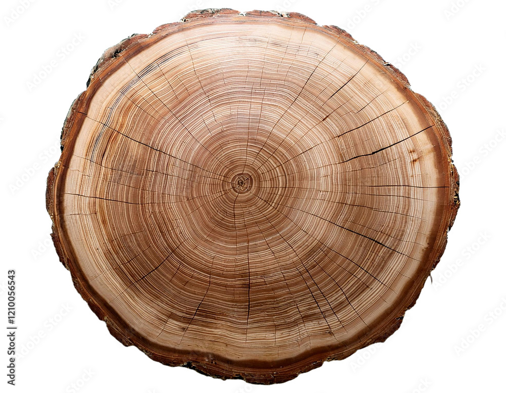 Obraz premium Natural Wood Log Slice