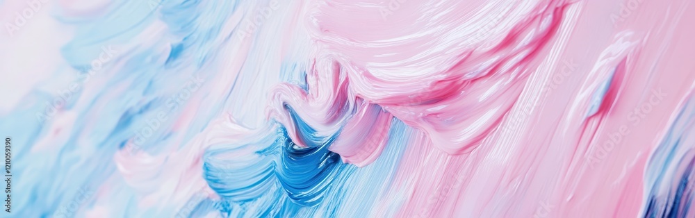 Soft pastel colors blend together in a harmonious flow of pink and blue creating an abstract background Soft pastel colors blend together in a harmonious flow of pink and blue creating an abstract background