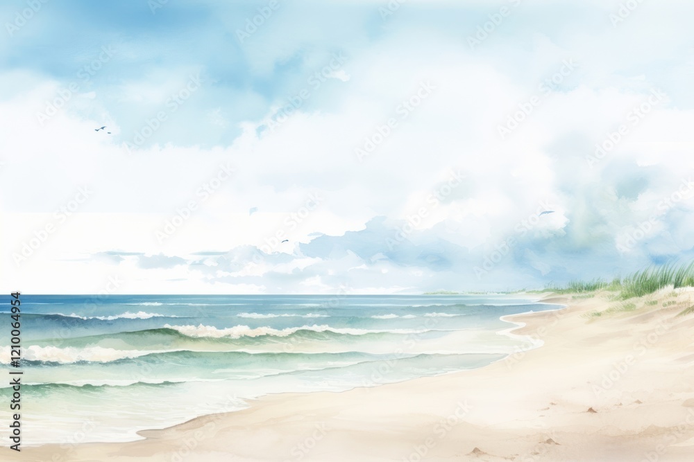 Beach landscape outdoors horizon Beach landscape outdoors horizon