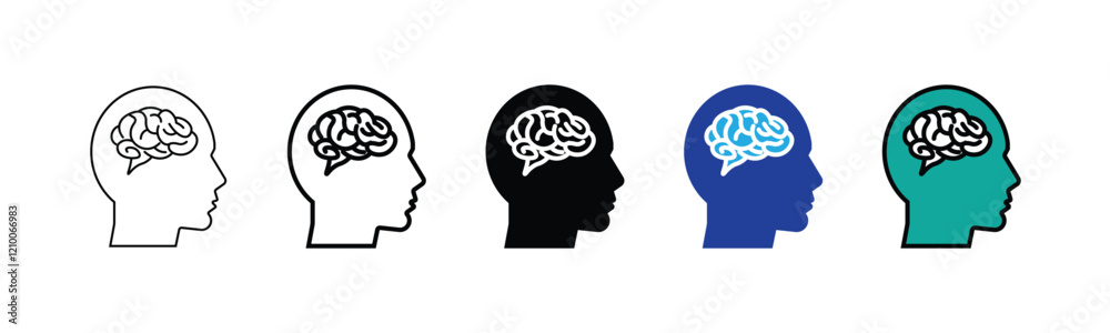 Creativity innovation set of web icons style. Creative business solutions icons for web and mobile app.