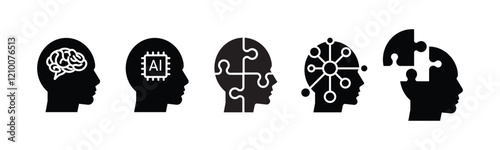 Creativity innovation set of web icons style. Creative business solutions icons for web and mobile app.