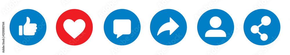 Social media interface icons 2 - Vector illustration Social media interface icons 2 - Vector illustration