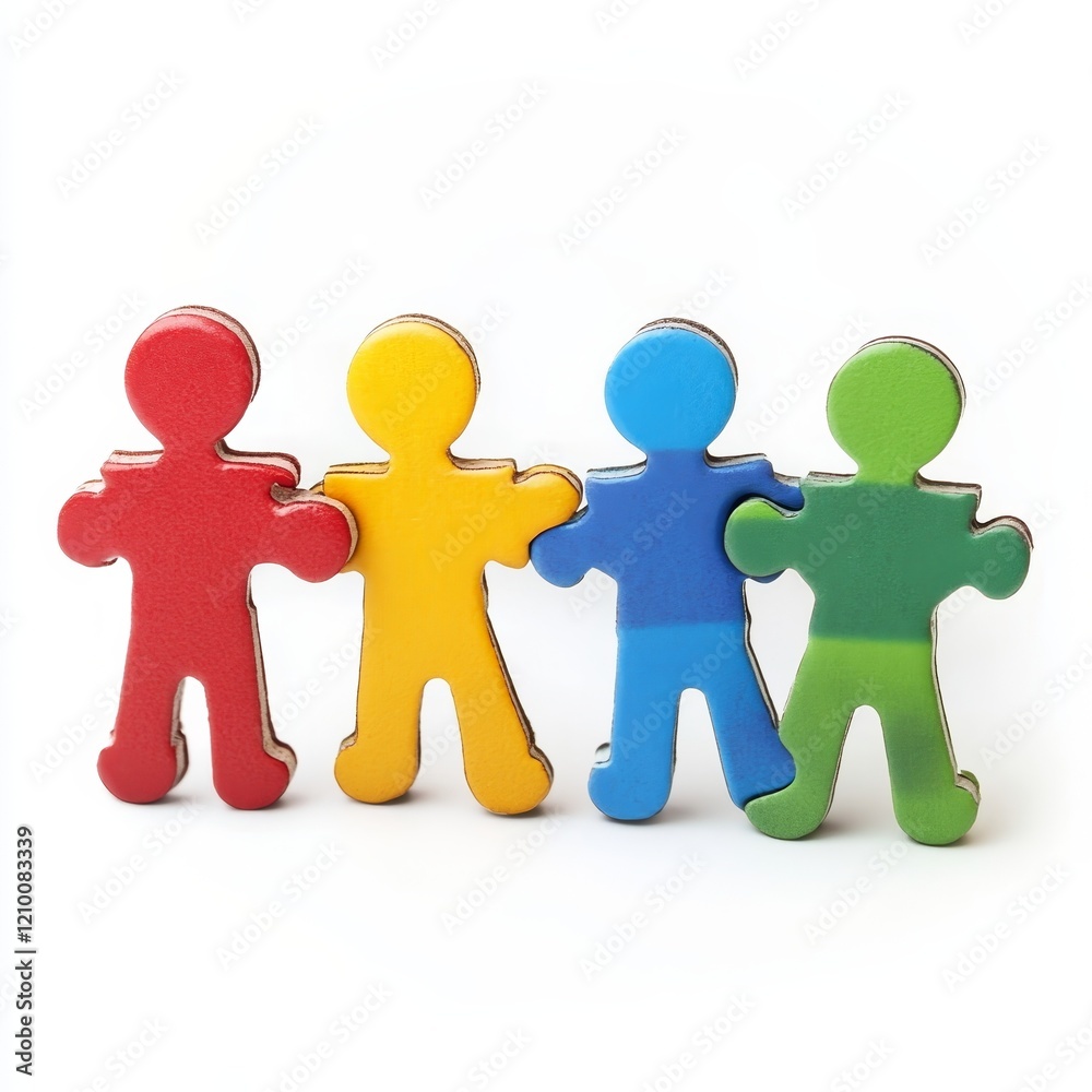 Teamwork and integration concept, Generative AI Teamwork and integration concept, Generative AI