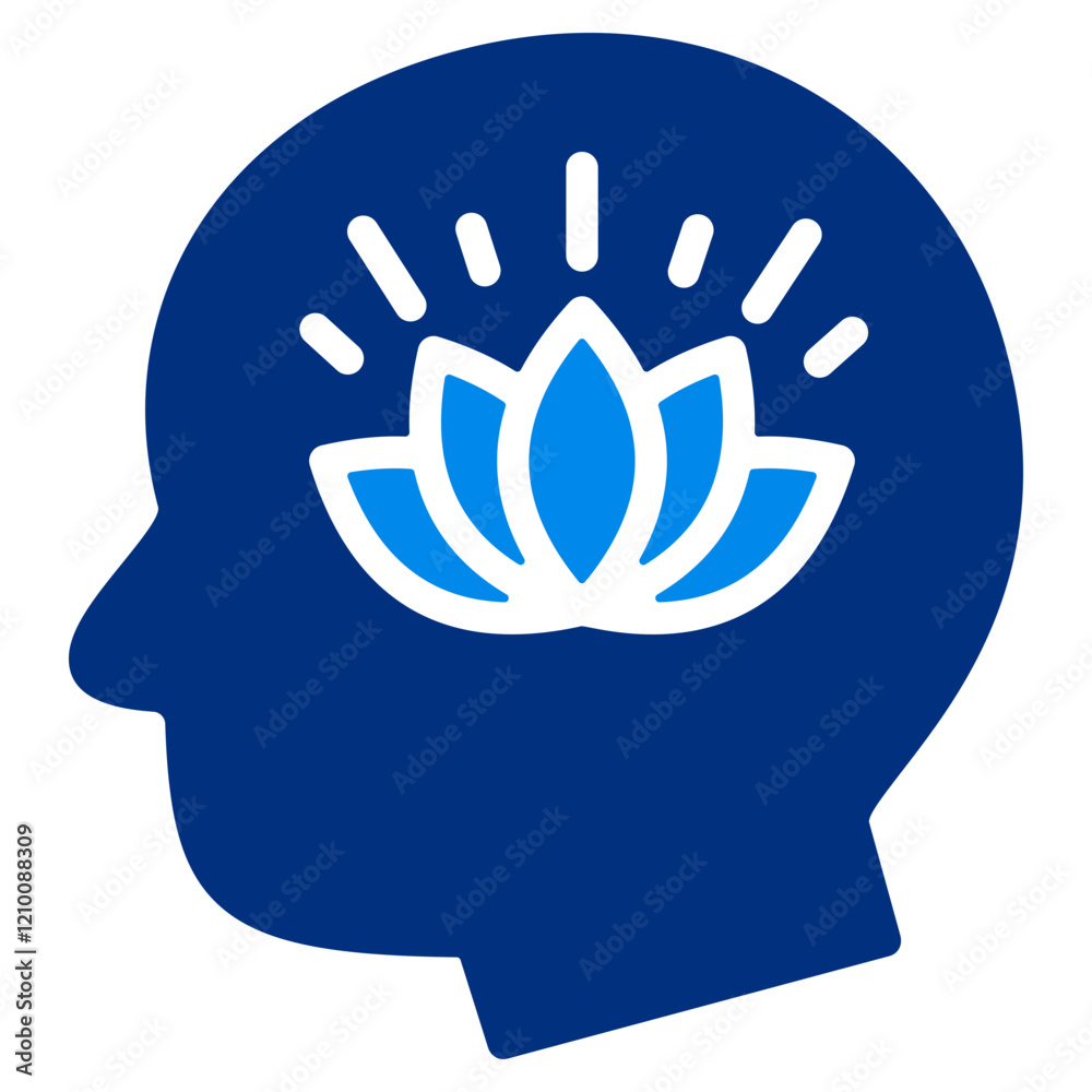 Fototapeta premium Mindfulness Icon 