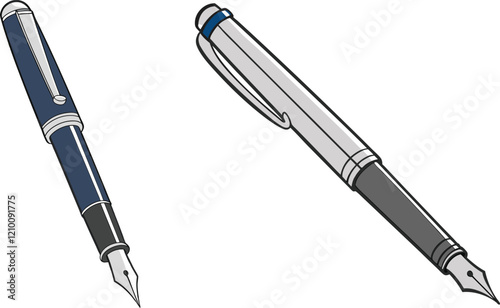 Pen bundle design and illustrator eps
