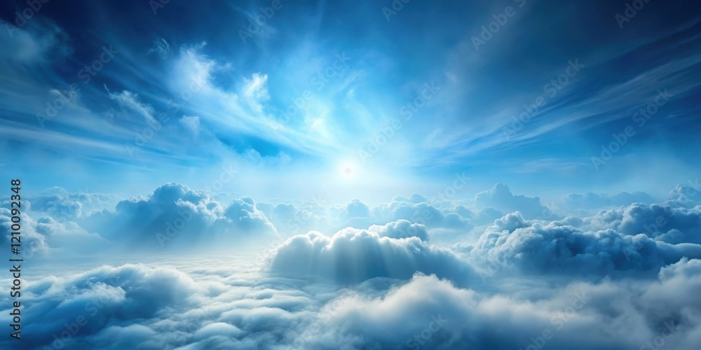 Mysterious foggy misty atmosphere surrounded by soft blue hazy clouds, misty atmosphere, atmospheric conditions Mysterious foggy misty atmosphere surrounded by soft blue hazy clouds, misty atmosphere, atmospheric conditions