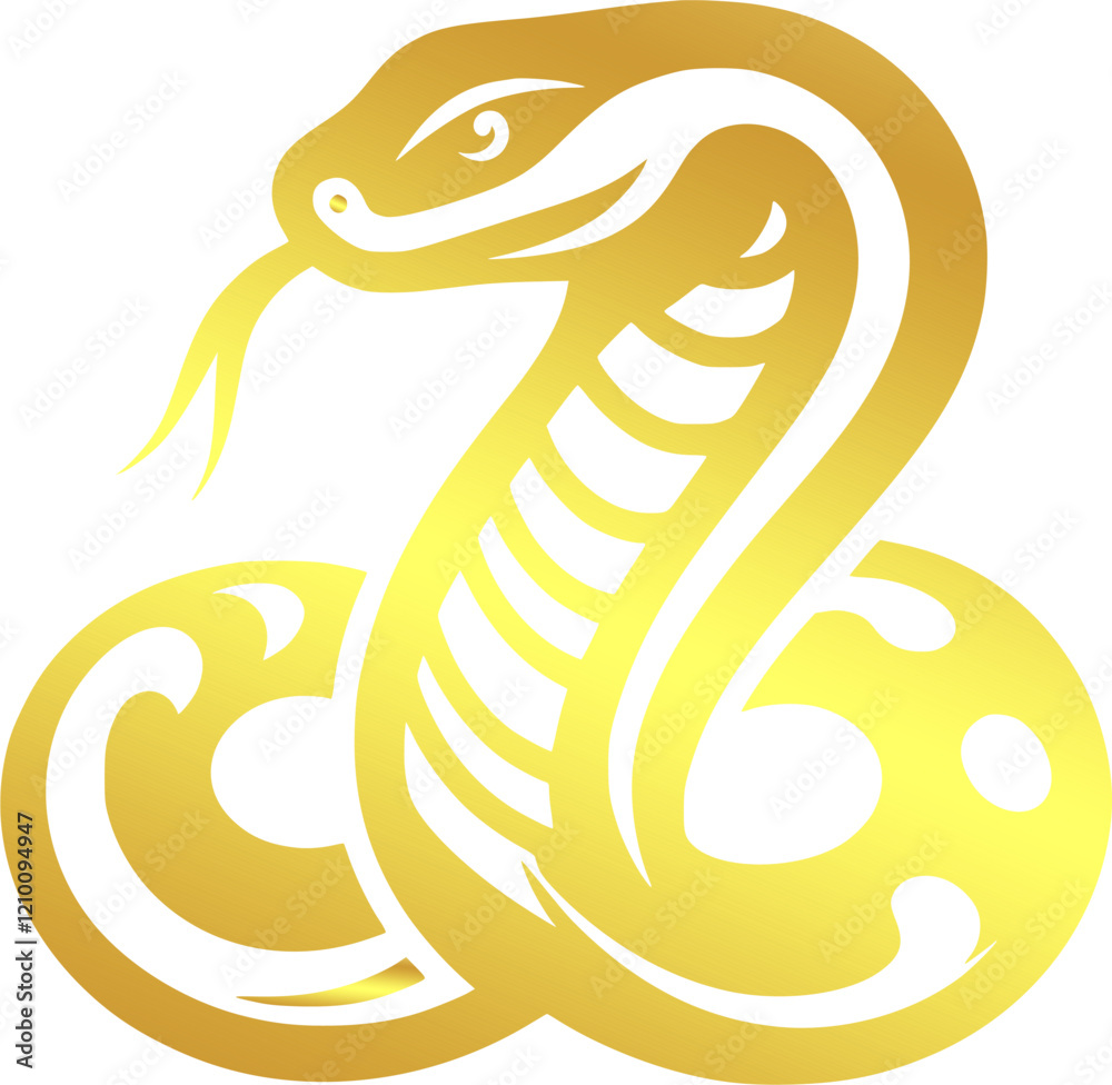Fototapeta premium nake vector art, chinese new year, year of the snake