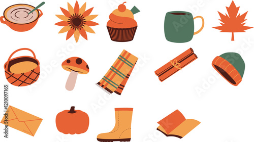 a fall season vibes illustration