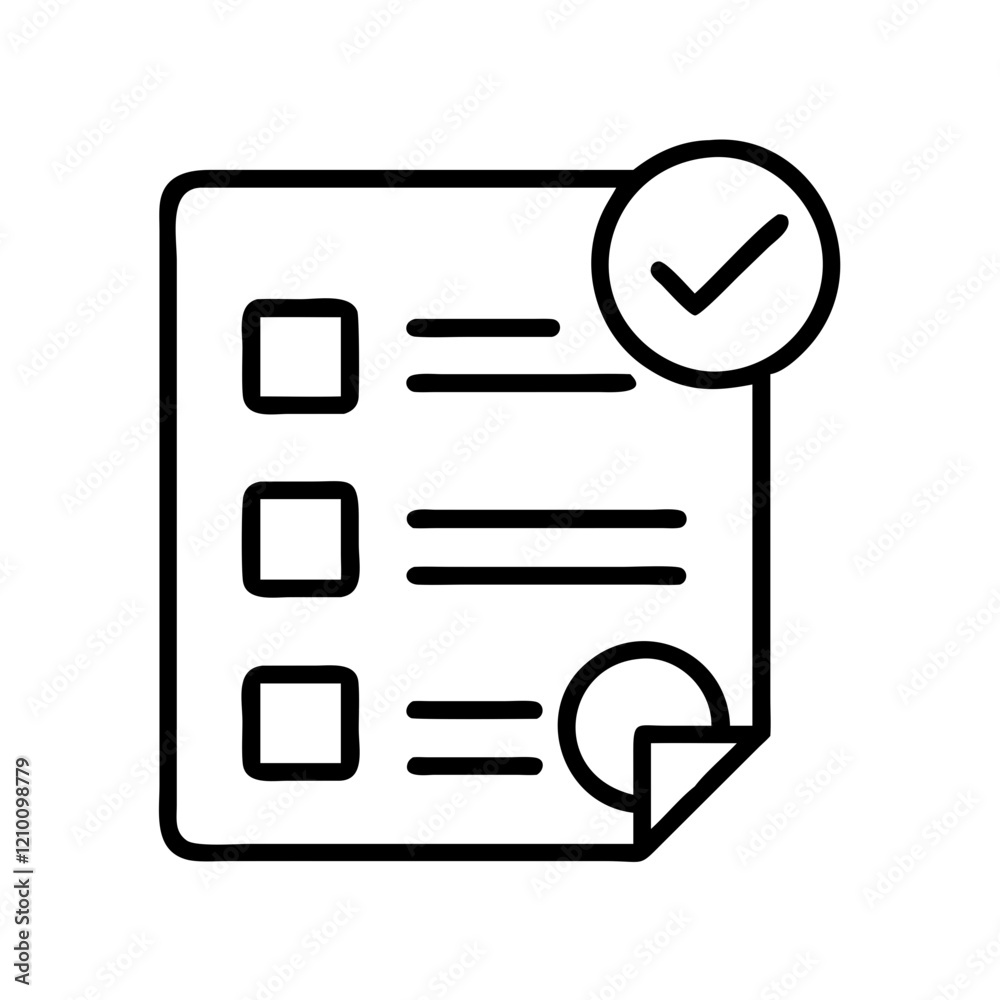 approval checklist icon, approval checklist line art - simple line art of approval checklist, perfect for approval checklist logos and icons approval checklist icon, approval checklist line art - simple line art of approval checklist, perfect for approval checklist logos and icons
