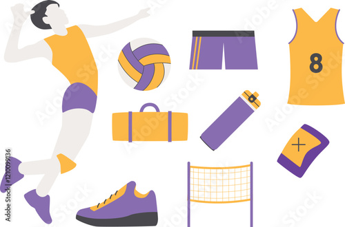 Sport Volleyball Illustration