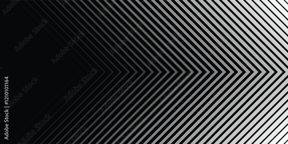 Slant line halftone gradation texture. Fading diagonal stripe gradient background. Black oblique pattern backdrop. Vanishing thin parallel line wallpaper for overlay