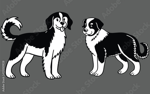 Dog bundle design and illustrator eps
