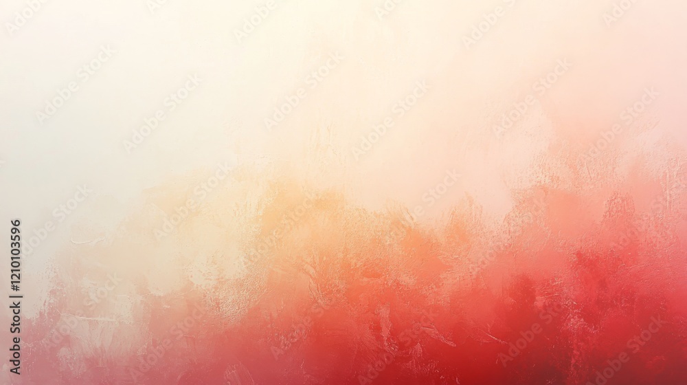 Fototapeta premium Abstract Painted Texture in Warm Coral Hues