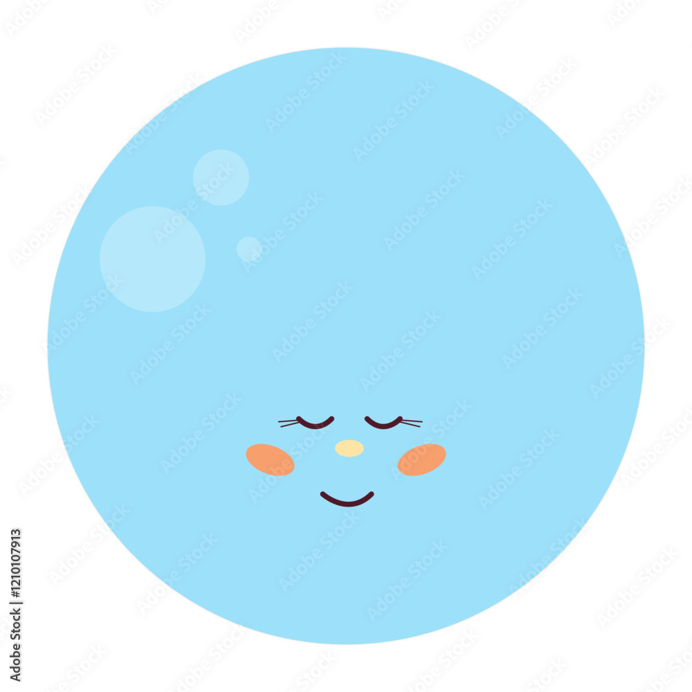Funny Cute Kawaii Water Bubble Cartoon Character with Smiling Face. Simple Childish Blue Positive Liquid Raindrop Icon Silhouette Element. Baby Shower Day Greeting Element or Nursery Decoration Symbol Funny Cute Kawaii Water Bubble Cartoon Character with Smiling Face. Simple Childish Blue Positive Liquid Raindrop Icon Silhouette Element. Baby Shower Day Greeting Element or Nursery Decoration Symbol