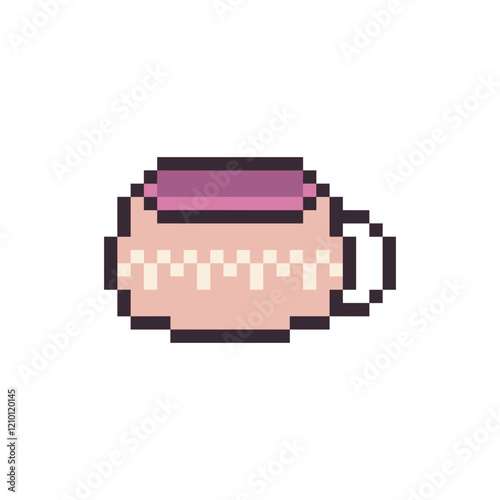 coffee drink cup pixel art