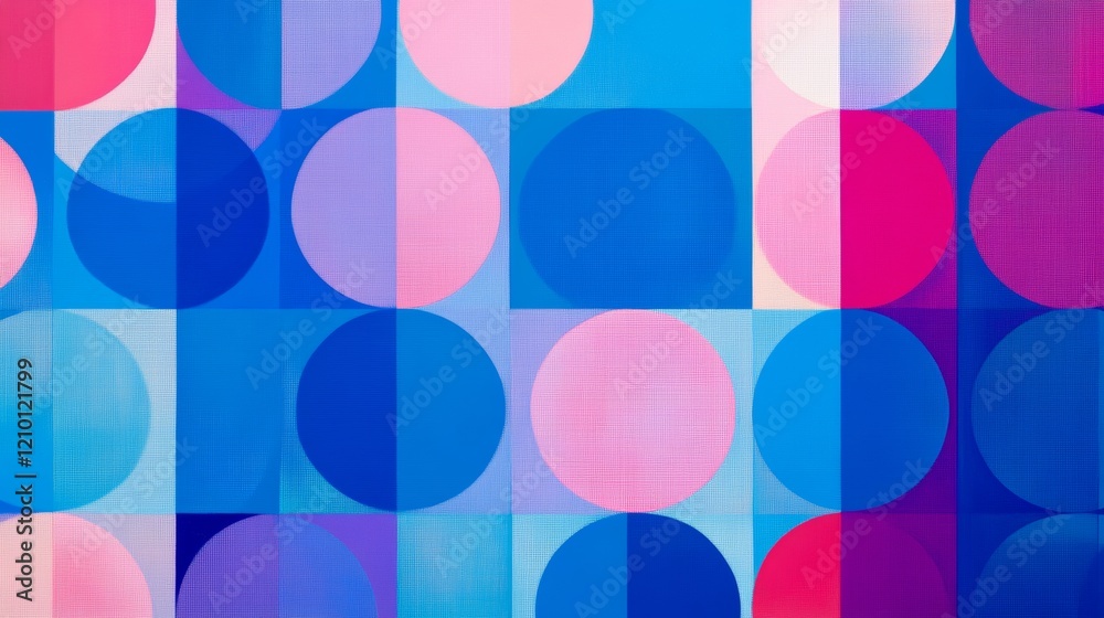 Led screen light background texture with pixel pattern. Digital tv display wall panel in blue, pink and purple gradient. Abstract bright television videowall grid vector design template with circle Led screen light background texture with pixel pattern. Digital tv display wall panel in blue, pink and purple gradient. Abstract bright television videowall grid vector design template with circle