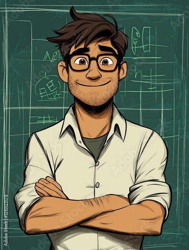 School Teacher Cartoon