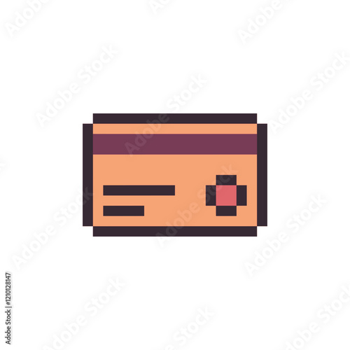 atm card retro pixel art