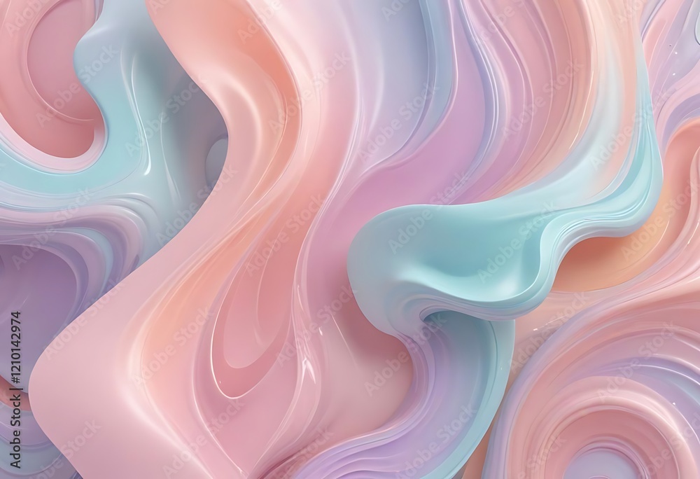 Fototapeta premium Colorful swirl of pink, blue, and green. Background. Abstract. Futuristic. Graphics.